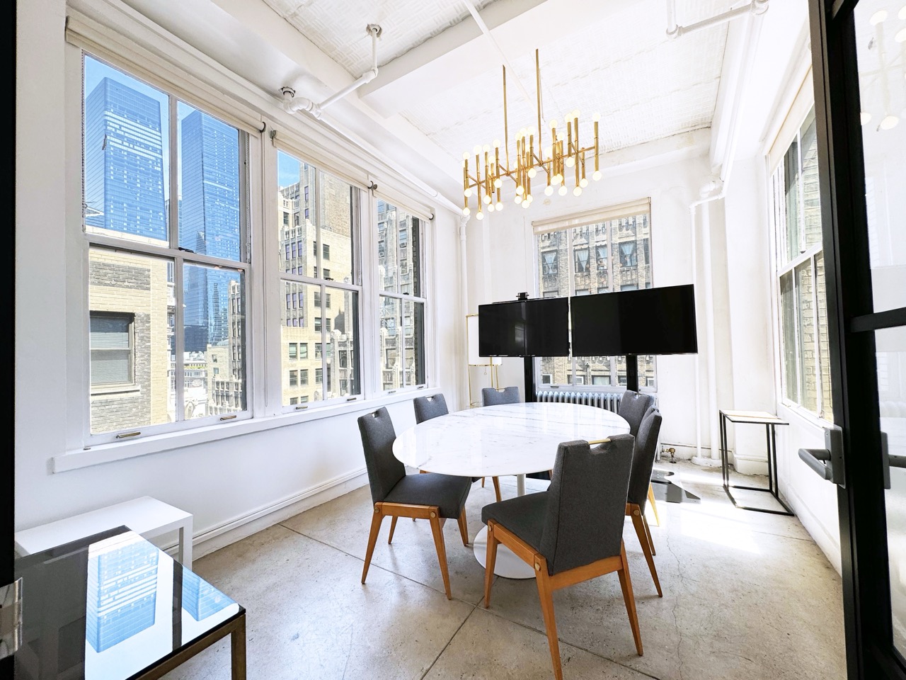 Bright office space